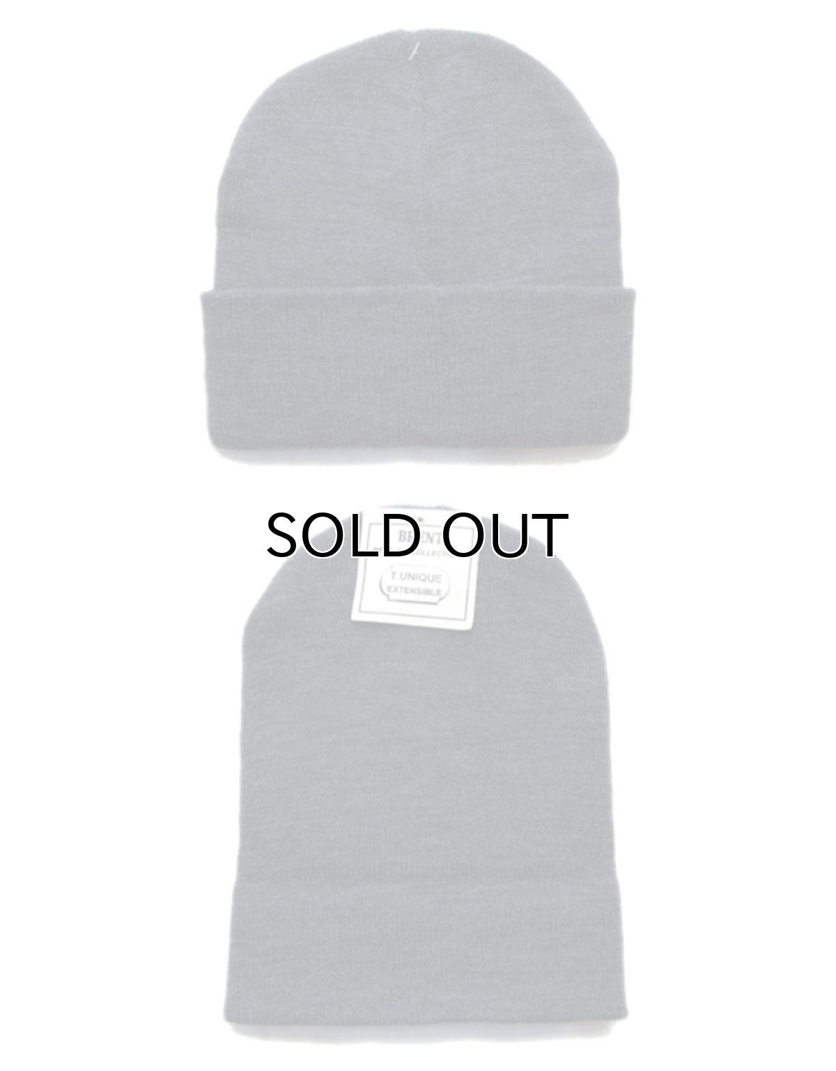 画像2: "BRENT" Acrylic Watch Cap Dead Stock Charcoal Grey (2)