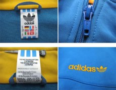 画像4: 1980's "adidas" Jersey Jog Top's made in West Germany　Sax Blue / Yellow　size L  (表記 52) (4)