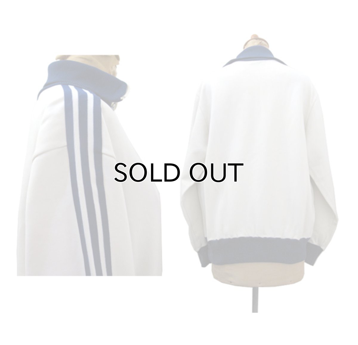 画像3: 1970's "adidas" Jersey Jog Top's made in West Germany White / Navy size XS - S 位 (表記 5) (3)