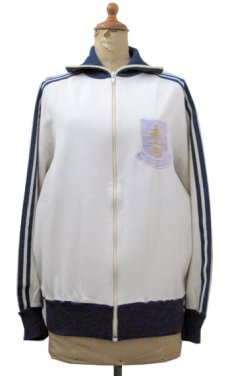 画像1: 1970's "adidas" Jersey Jog Top's made in West Germany　White / Navy　size XS - S 位 (表記 5) (1)