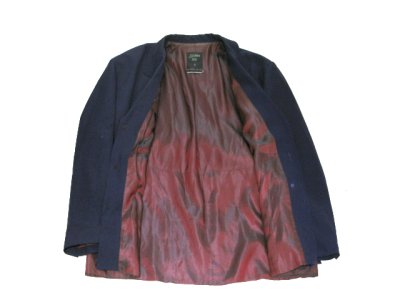 画像2: "Jean Paul GAULTIER" Design Tailored Jacket -made in ITALY-　NAVY　size L (表記 50)