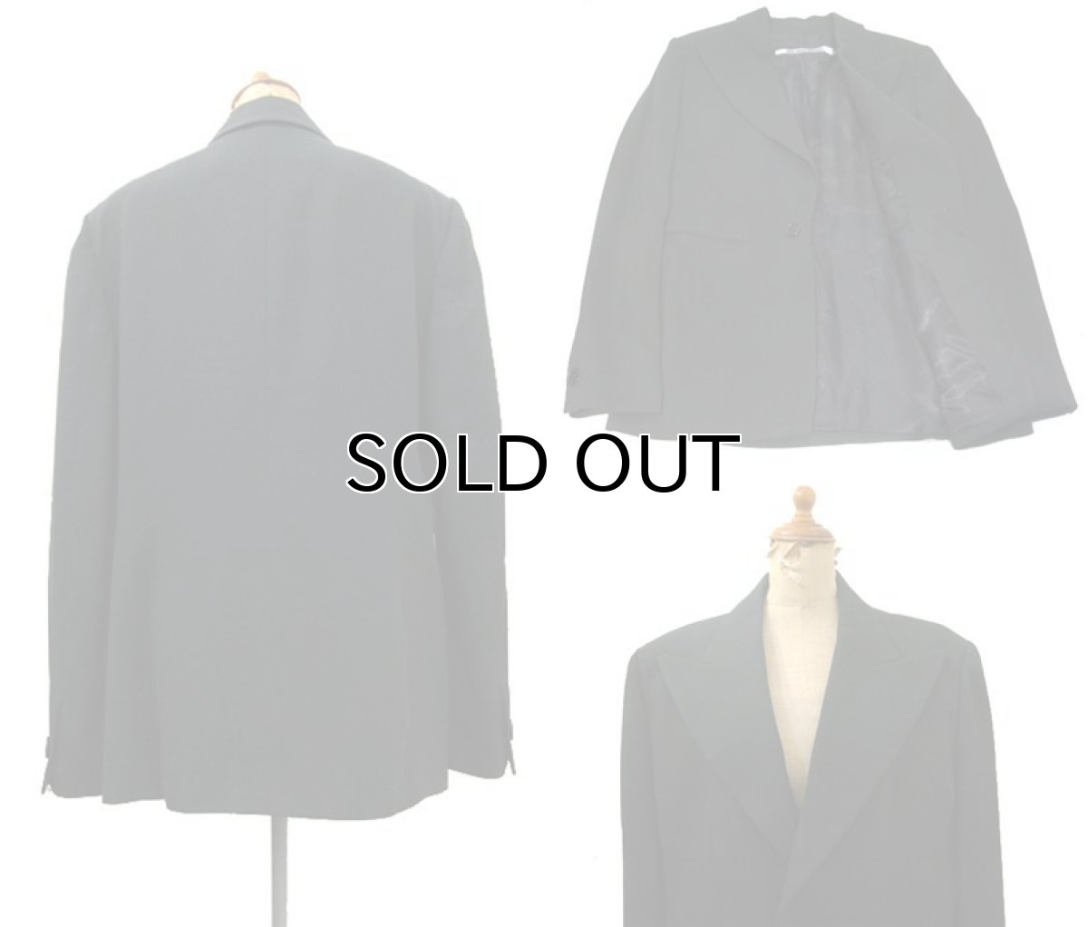 画像2: "DIRK BIKKEMBERGS" Design Tailored Jacket -made in ITALY-　Deep Green　size M - L (表記 48) (2)