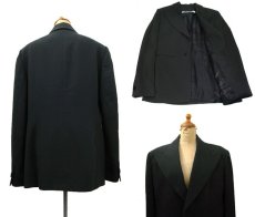 画像2: "DIRK BIKKEMBERGS" Design Tailored Jacket -made in ITALY-　Deep Green　size M - L (表記 48) (2)