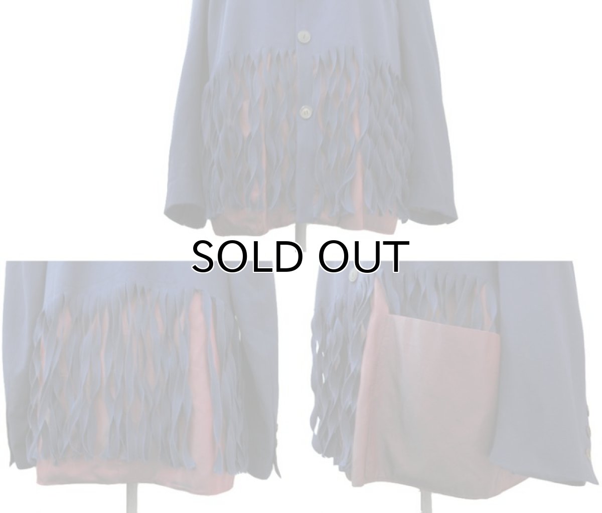 画像4: "Jean Paul GAULTIER" Design Tailored Jacket -made in ITALY-　NAVY　size L (表記 50) (4)