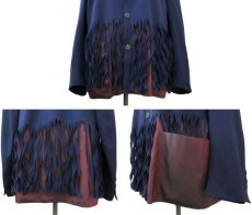 画像4: "Jean Paul GAULTIER" Design Tailored Jacket -made in ITALY-　NAVY　size L (表記 50) (4)