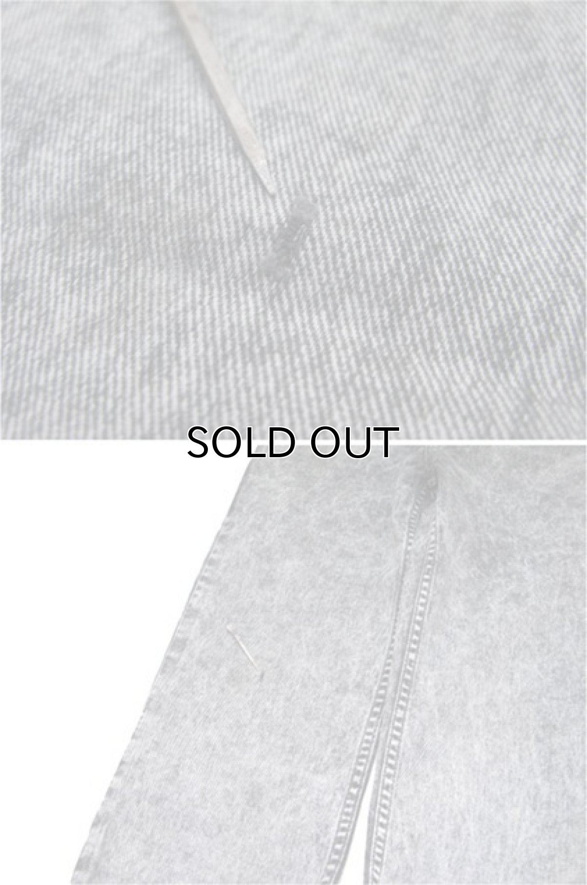 画像4: "American Apparel" Chemical Wash Denim Skinny Pants　Black Denim　size w 32 inch (表記 w 32) (4)