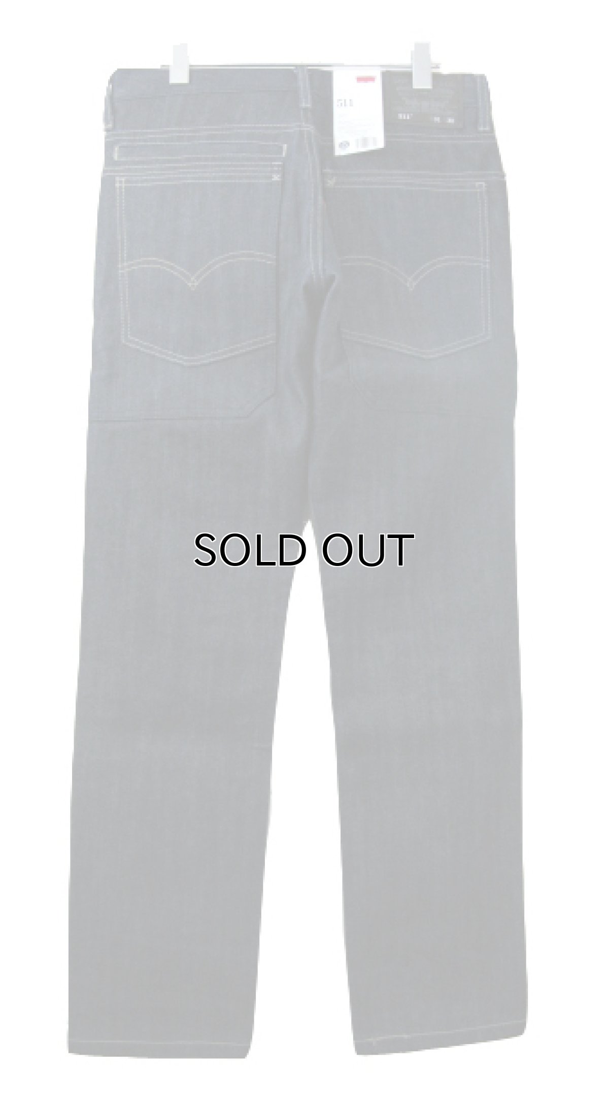 画像2: Levi's 511 Denim Skinny Pants Dead Stock　Blue Denim　size w 32 inch (表記 w31 L30) (2)