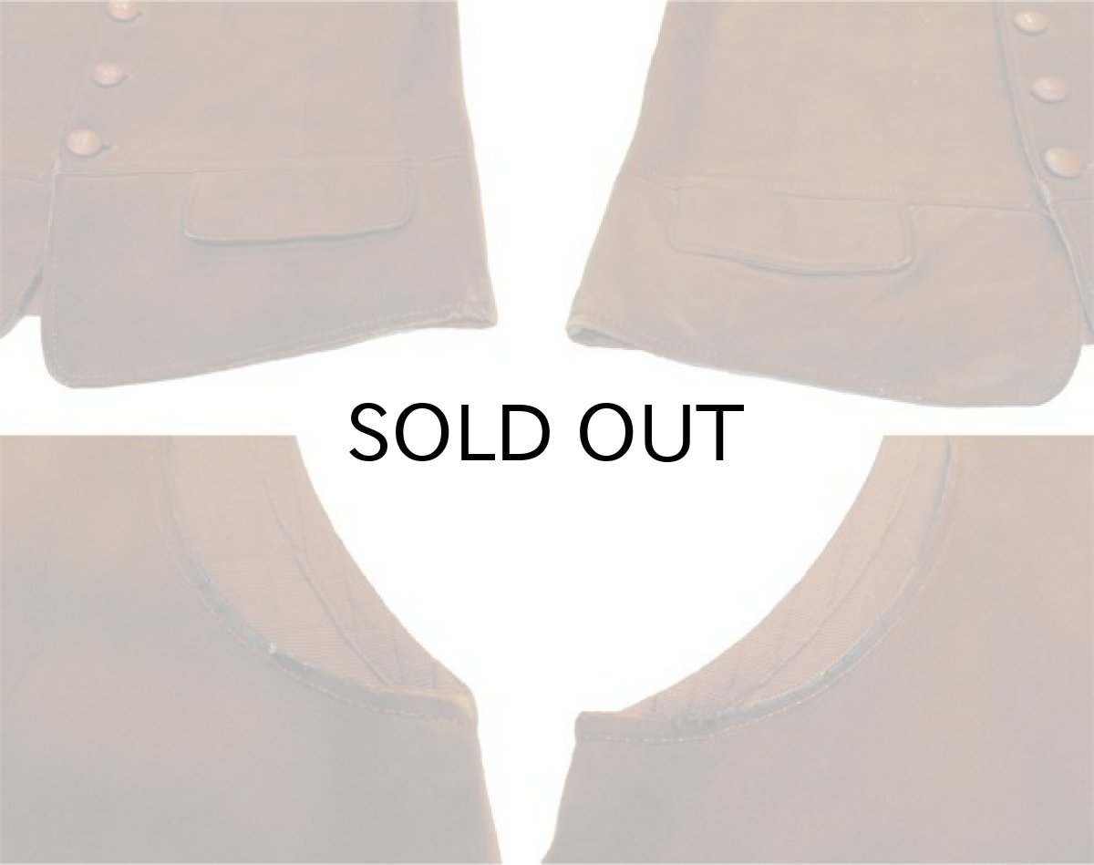 画像5: 1930's "Red and Bleel" Nubuck / Knit Vest　BROWN　size S - M (表記 不明) (5)