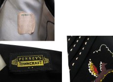 画像3: 1950's PENNEY'S "TOWN CRAFT" Regular Tie　color : BLACK (3)