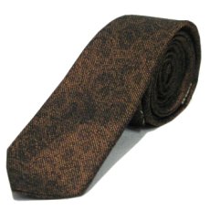 画像1: ~1960's "Smoothie" Narrow Tie　color : BROWN (1)