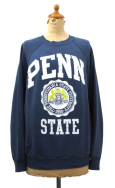 画像1: 1980's "PENN STATE" Sweat Shirts　NAVY　size S - M (表記 L) (1)