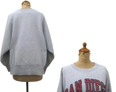 画像2: 1990's "Champion" Reverse Weave Sweat　GREY　size M (表記 M) (2)