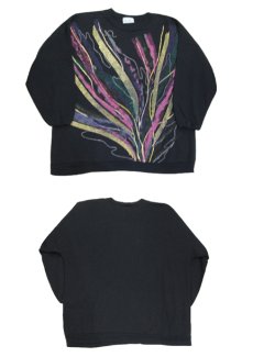 画像2: 1990's "Tee Dee's" Design Sweat Shirts -made in USA-　BLACK　size M (表記 M) (2)