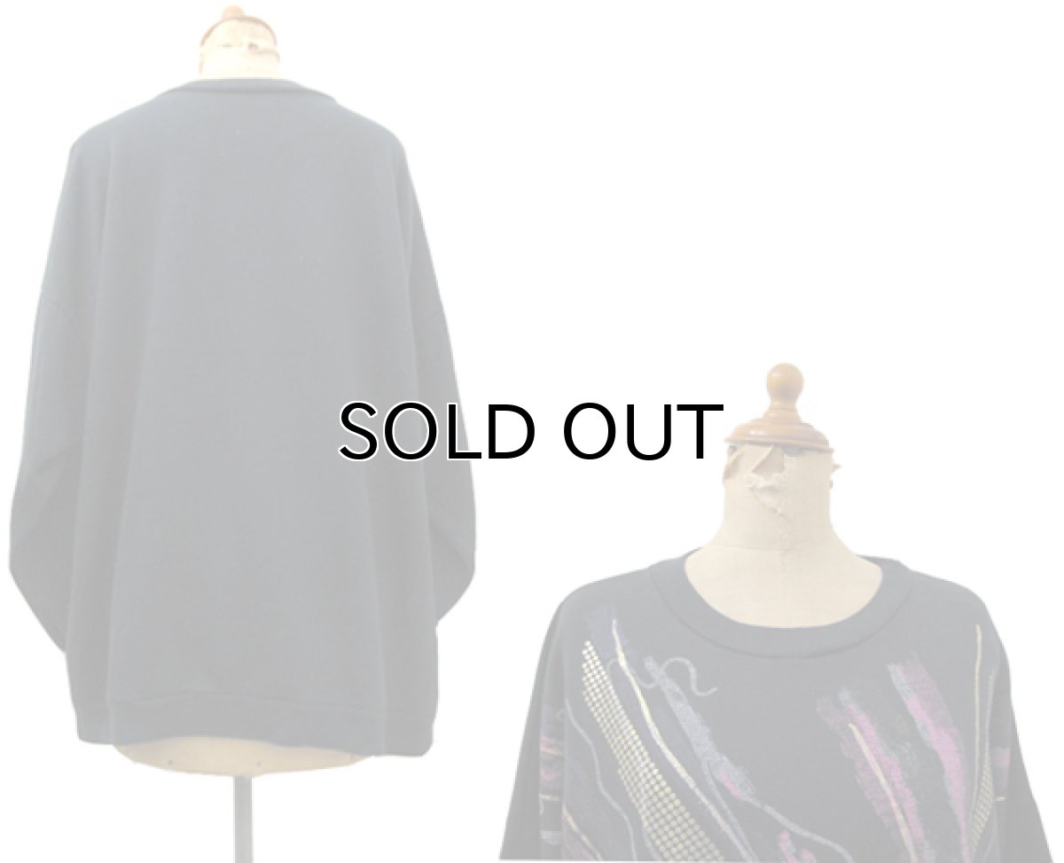 画像3: 1990's "Tee Dee's" Design Sweat Shirts -made in USA-　BLACK　size M (表記 M) (3)