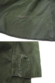 画像5: 1970's US Military Chemical Protect Linner Shirts　OLIVE　size M (表記 M) (5)