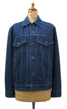 画像1: 1990's  Levi's 70506 Denim Jacket 4-Pockets　Blue Denim　size M  (表記 36) (1)