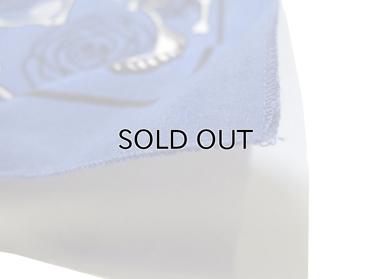 画像4: Grateful Dead Bandana "Rose"　Blue　55cm x 55cm (4)