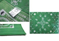 画像2: Grateful Dead Bandana "Bear"　Green　55cm x 55cm (2)