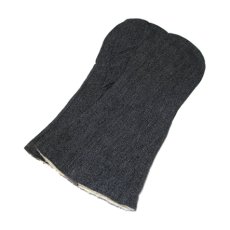 画像1: OLD Salt and Pepper Cotton Mittens　Dead Stock　 (1)