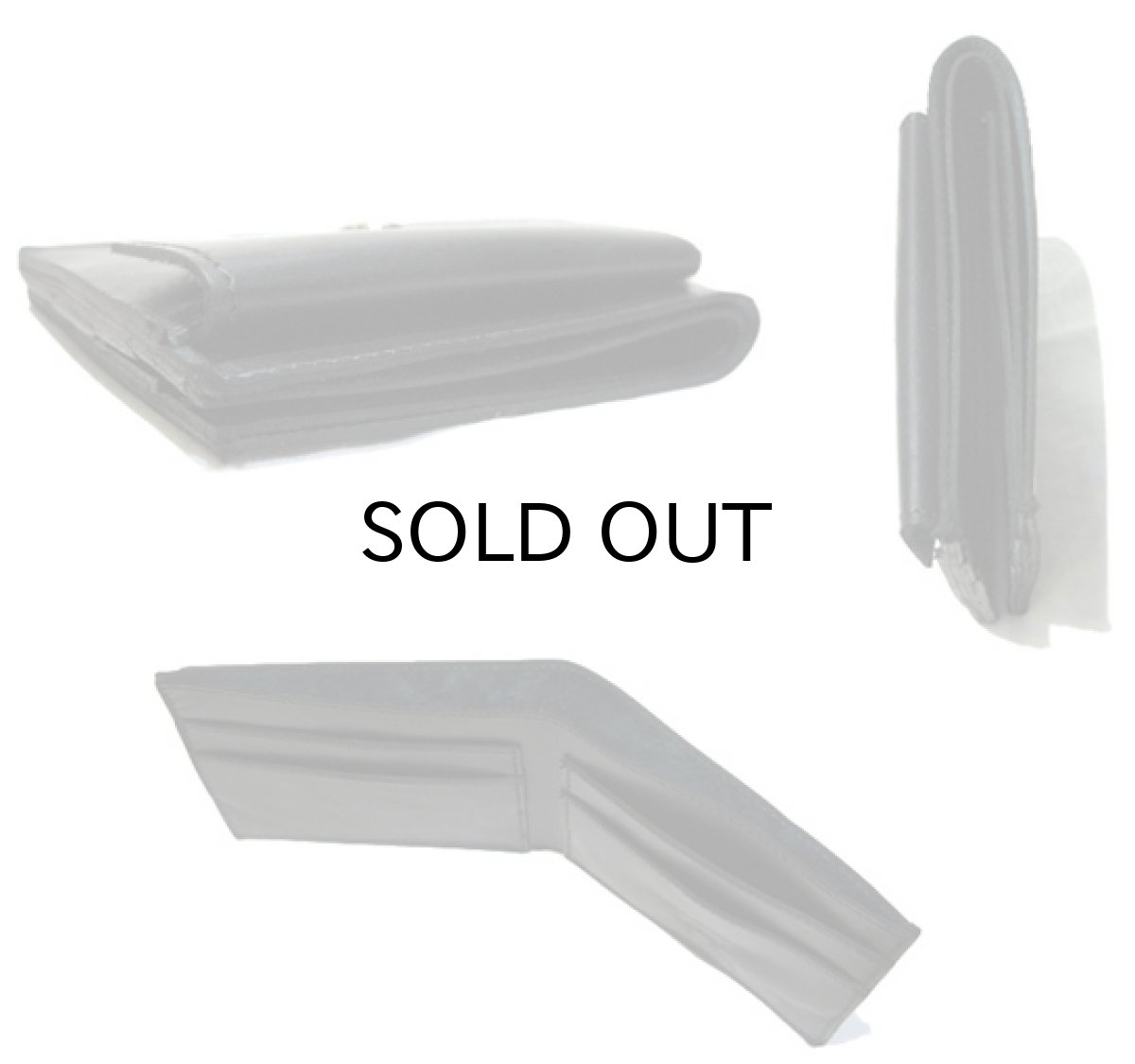 画像5: "JUTTA NEUMANN" Leather Wallet with Change Purse  color : Black / Emerald 二つ折り財布 (5)