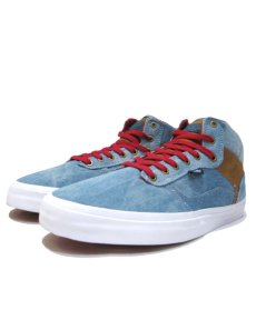 画像1: NEW VANS "OTW" Middle-Cut Sneaker　Light Blue / Red / Camel　size 10.5 (1)