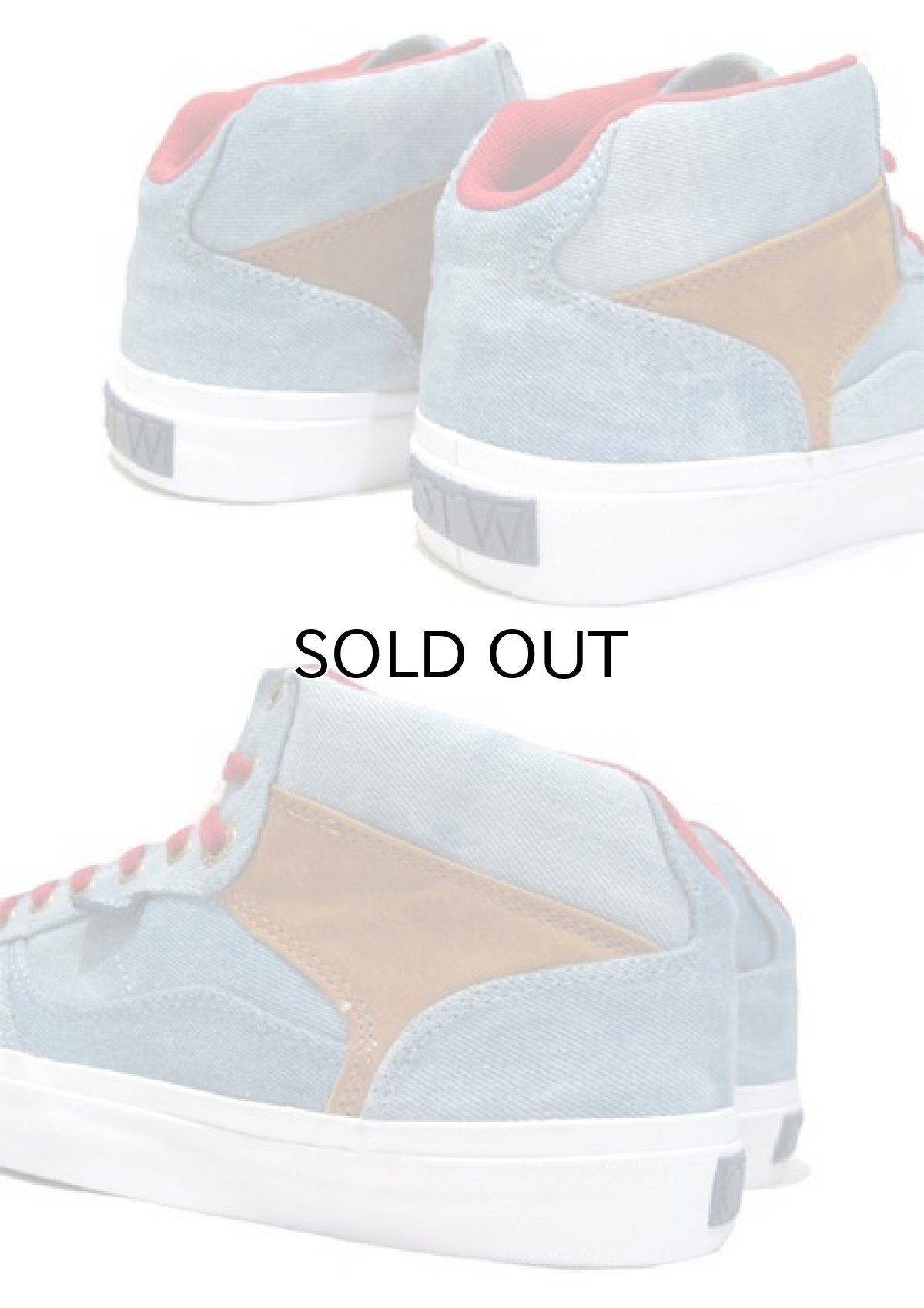 画像4: NEW VANS "OTW" Middle-Cut Sneaker　Light Blue / Red / Camel　size 10.5 (4)