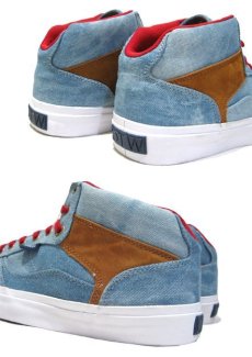 画像4: NEW VANS "OTW" Middle-Cut Sneaker　Light Blue / Red / Camel　size 10.5 (4)