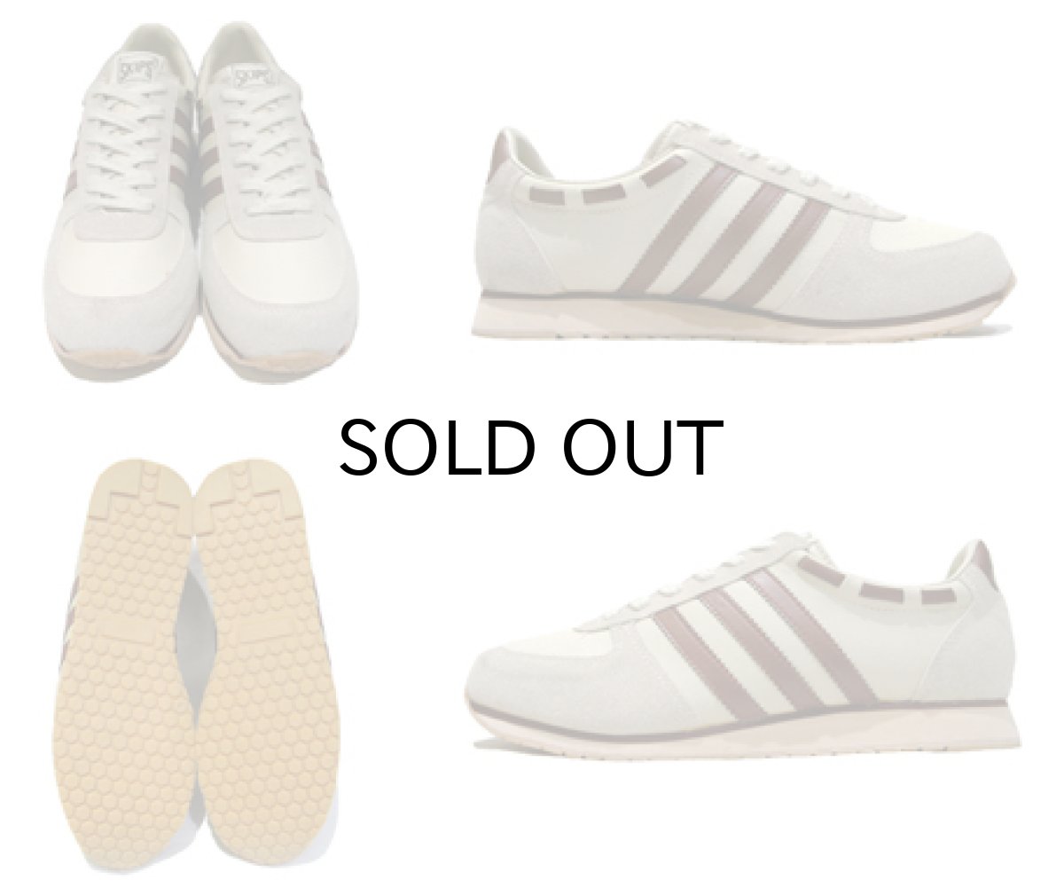 画像2: 1980's "SKIPS by Montgomery Ward" Low-Cut Sneaker Dead Stock made in TAIWAN Beige / Red Brown size 10.5 (28.5 cm) (2)