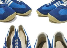 画像4: 1980's USA Nylon x Suede Running Shoes　BLUE　size  9 (27 cm) (4)