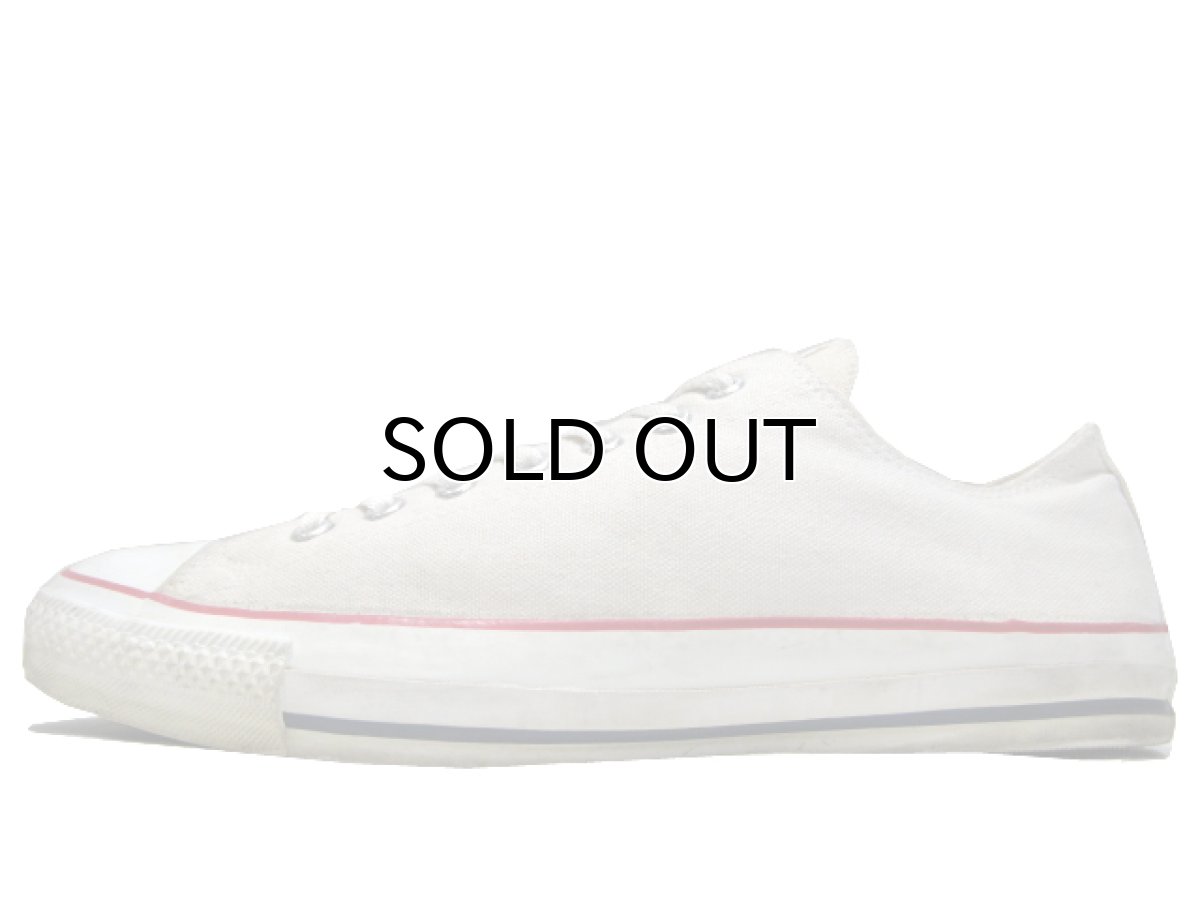 画像2: 1990's Converse "ALL STAR" Low Canvas Sneaker made in U.S.A Natural  size 12 (30.5 cm) (2)