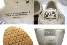 画像4: 1980's "SKIPS by Montgomery Ward" Low-Cut Sneaker Dead Stock　made in TAIWAN　Beige / Red Brown　size 10.5 (28.5 cm) (4)