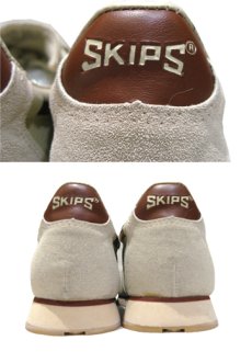 画像3: 1980's "SKIPS by Montgomery Ward" Low-Cut Sneaker Dead Stock　made in TAIWAN　Beige / Red Brown　size 10.5 (28.5 cm) (3)