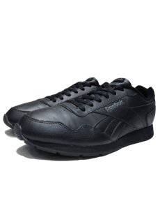 画像1: "Reebok" Leather Sneaker　BLACK　size 9.5 (27.5 cm) (1)