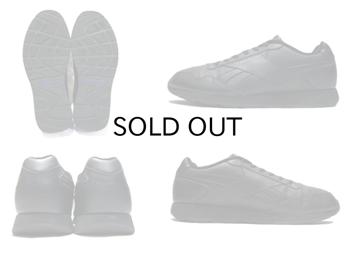 画像2: "Reebok" Leather Sneaker　BLACK　size 9.5 (27.5 cm) (2)