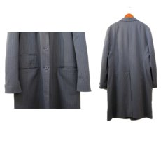 画像3: DKNY -Danna Karan New York- Harf Length Coat　Grey Stripe　size M (表記 12) (3)