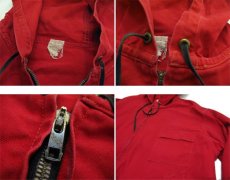 画像5: 1950-60's Daxbak "Mohawk" Hooded Hunting Zip Up Jacket　RED　size L (表記 不明) (5)