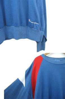 画像3: 1990's Champion L/S Jersey Shirts -made in USA-　Blue / Red / White　size M - L (表記 L) (3)