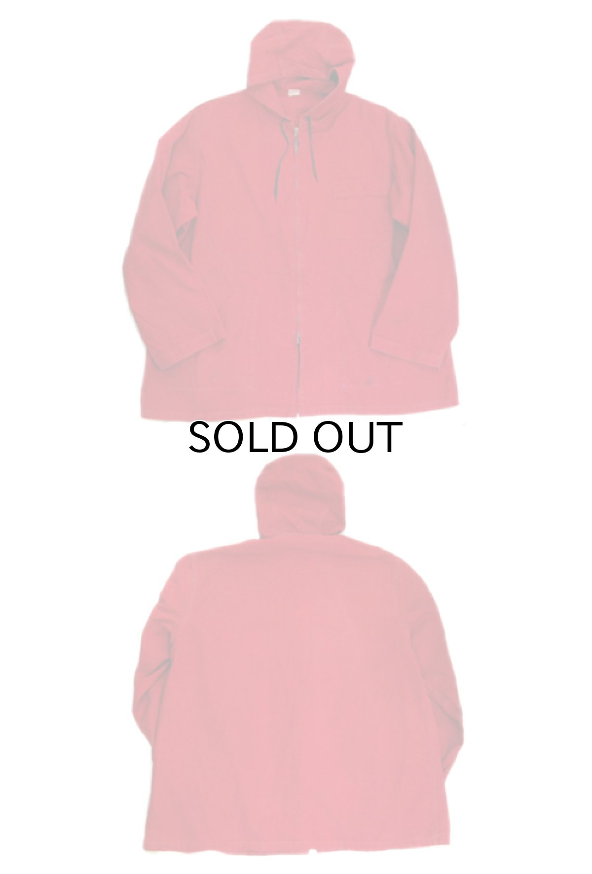 画像4: 1950-60's Daxbak "Mohawk" Hooded Hunting Zip Up Jacket　RED　size L (表記 不明) (4)