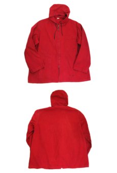 画像4: 1950-60's Daxbak "Mohawk" Hooded Hunting Zip Up Jacket　RED　size L (表記 不明) (4)