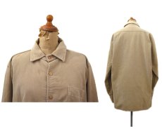 画像3: "BARBOUR" Chamois Cross L/S Shirts -made in ENGLAND-　BEIGE　size S - M (表記 M) (3)