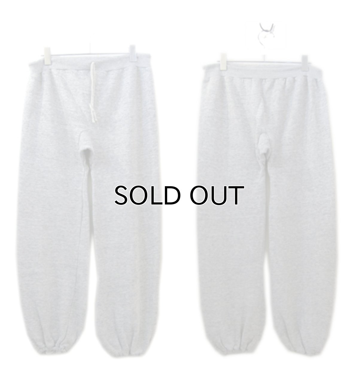 画像2: 1980's MW Sweat Pants -made in U.S.A-　Heather Grey　size S - M (表記 不明) (2)