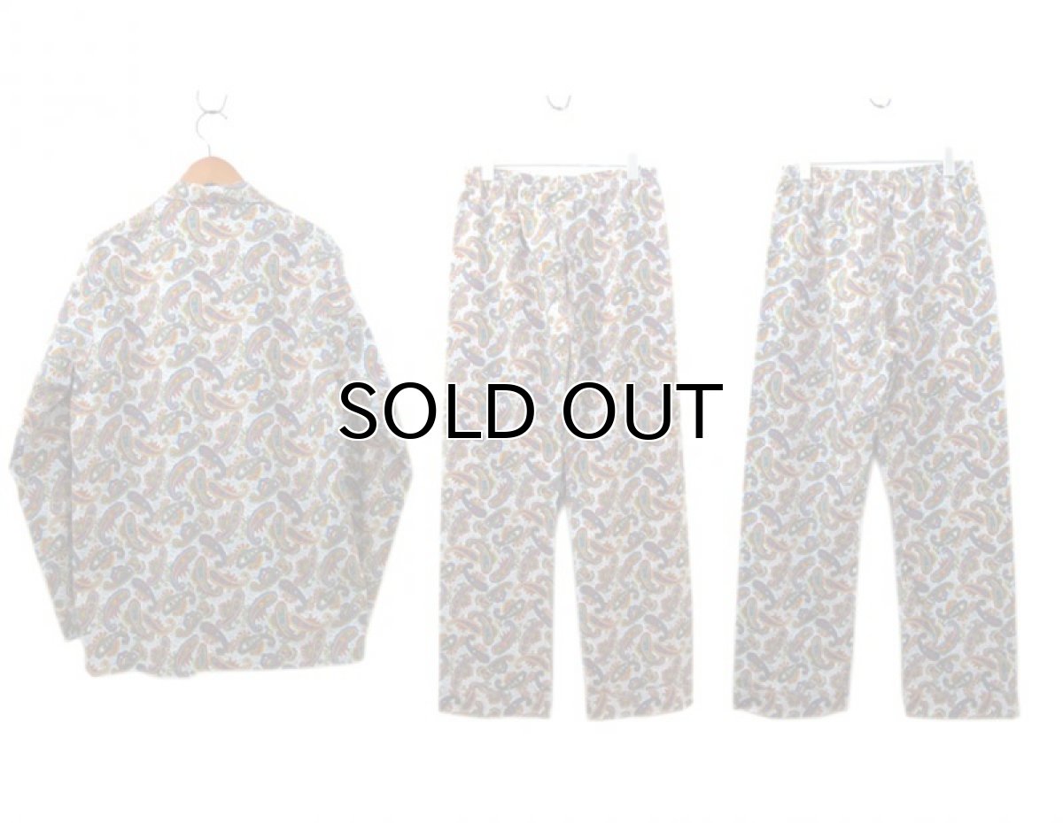 画像2: 1970's Sears Set Up Sleeping Shirts / Bottoms Dead stock - one washed size S (表記 S 34 - 36)) (2)