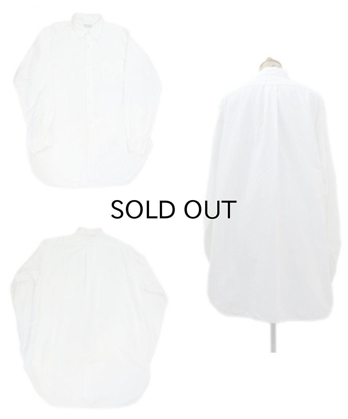 画像3: 1960's "Lew Ritter" Oxford B/D Shirts　White　size L (表記 15) (3)