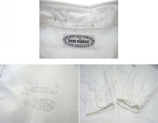 画像4: 1960's "Lew Ritter" Oxford B/D Shirts　White　size L (表記 15) (4)