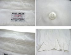 画像3: 1960's~ "Dana Company" L/S Cotton Shirts　White　size M - L (表記 15 1/2) (3)