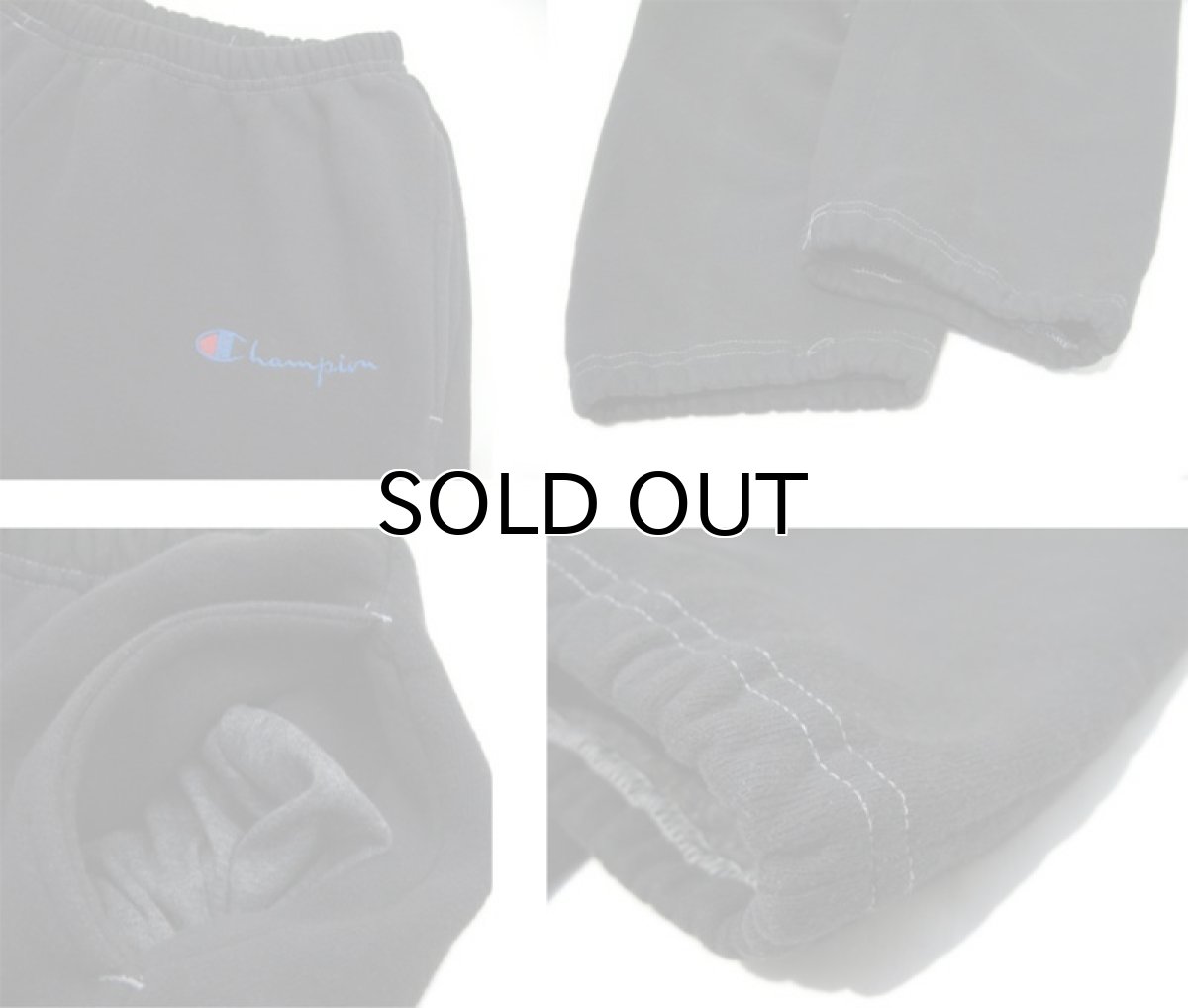 画像3: 1990's~ "Champion" Sweat Pants -made in U.S.A-　Over-Dye Black　size L (表記 L) (3)