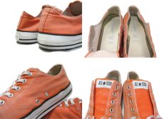 画像4: 1990's Converse "ALL STAR" Low Canvas Sneaker made in U.S.A　ORANGE　size 13 (31.5 cm) (4)