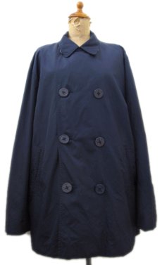 画像1: "Lauren -Ralph Lauren-" Nylon P-Coat　NAVY　size M - L (表記 L) (1)