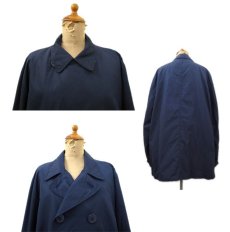 画像2: "Lauren -Ralph Lauren-" Nylon P-Coat　NAVY　size M - L (表記 L) (2)