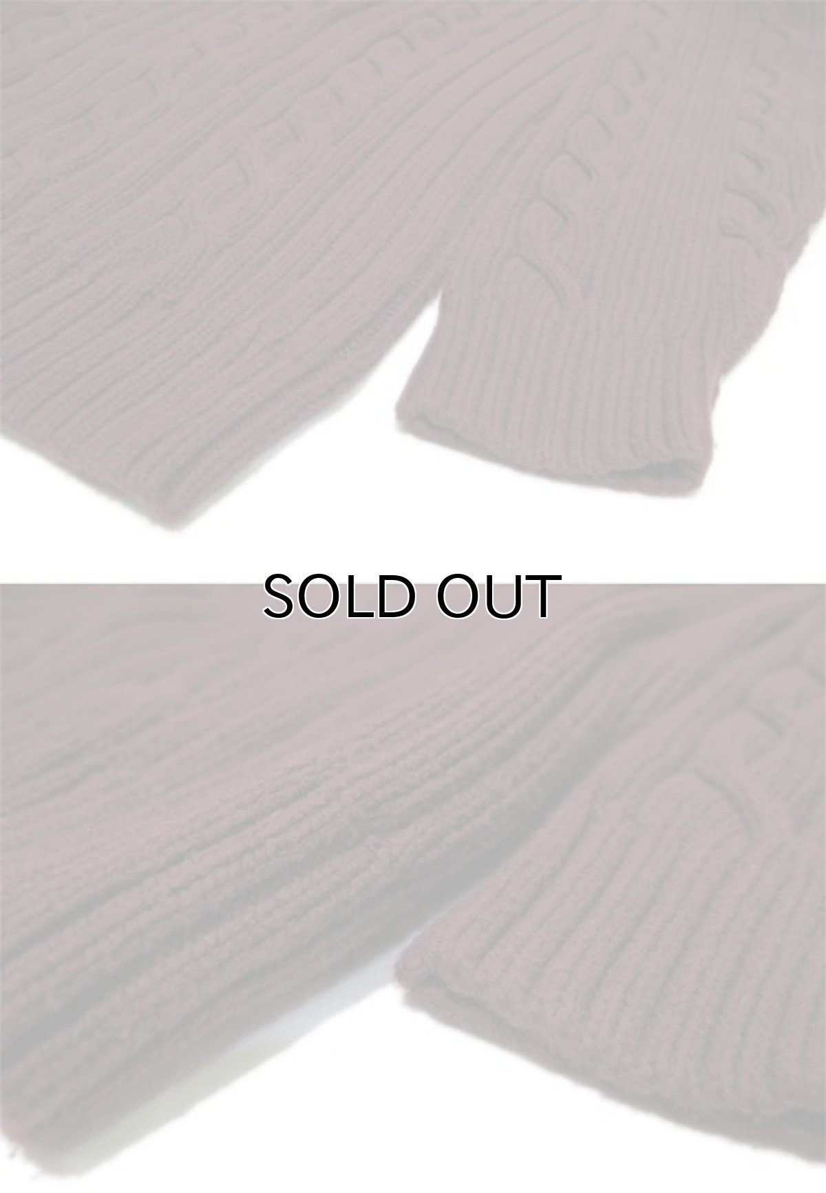 画像4: "DOCKERS-Levi's" Crew Neck Cable Cotton Knit　Burgundy　size M - L (表記 L) (4)